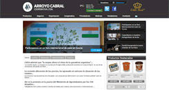 Desktop Screenshot of cooparroyocabral.com.ar